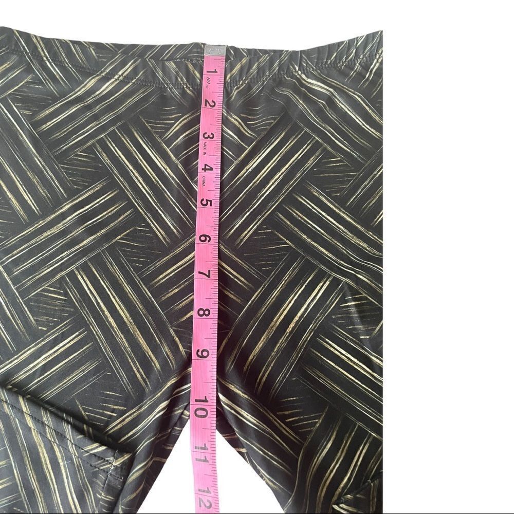 BLACK AND GOLD LEGGINGS, ONE SIZE - Picture 5 of 8